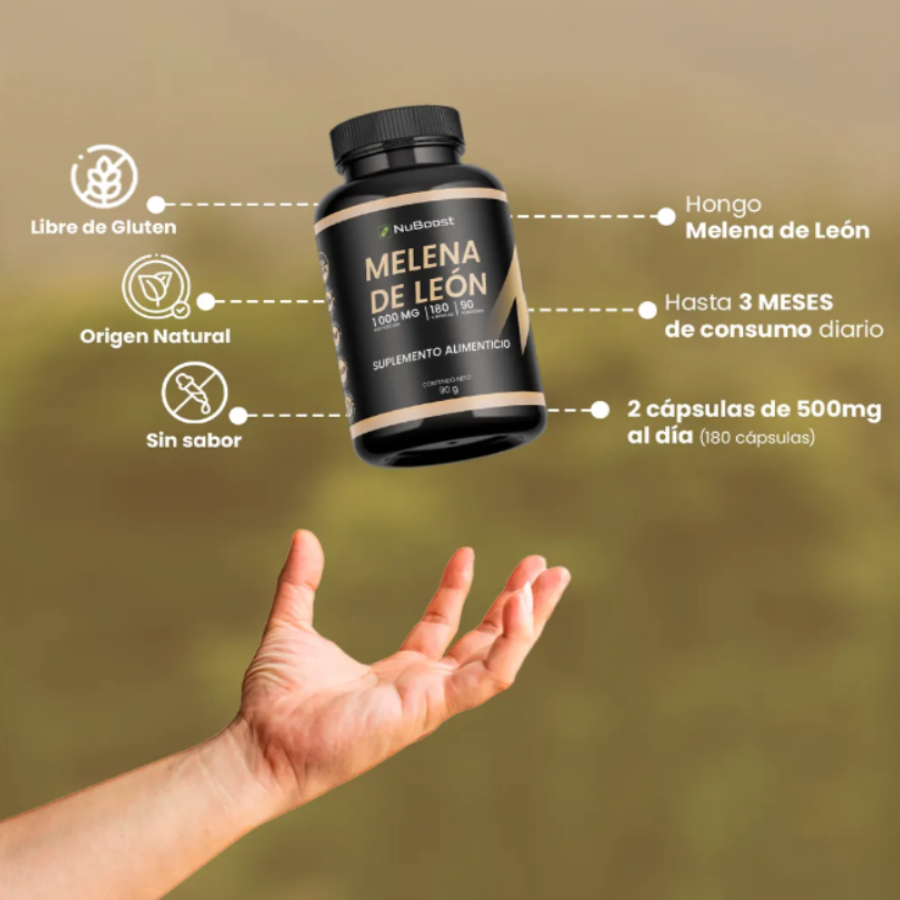 Suplemento Melena de Leon 180 Capsulas