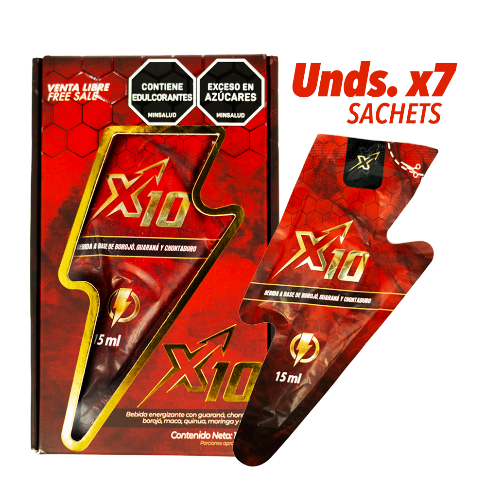 X10 SUPREME Caja y Sachet x7