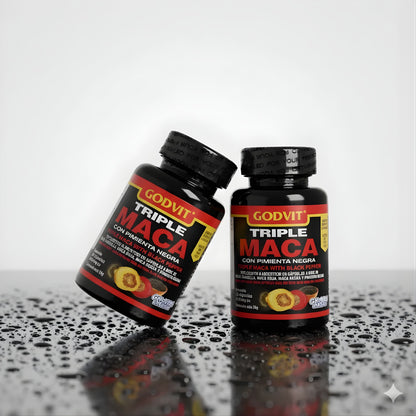 Suplemento Triple Maca Cofepris | 60 Cápsulas 500 mg