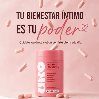URO Vaginal Probiotic – Equilibrio Íntimo | 60 Cápsulas Veganas