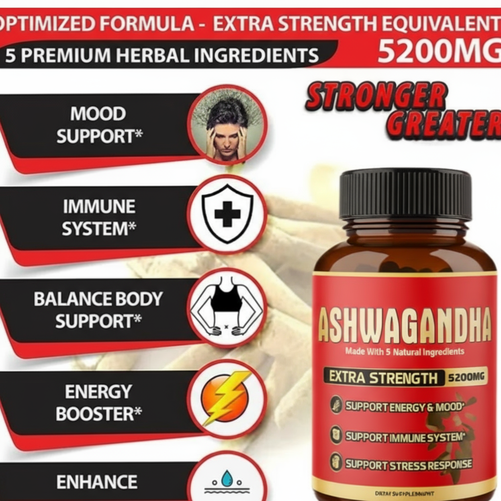 Ashwagandha 90 cápsulas - tamaño correcto