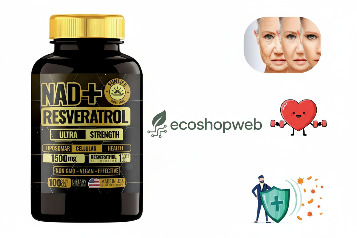 NAD+Resveratrol con logo ecoshopweb gris